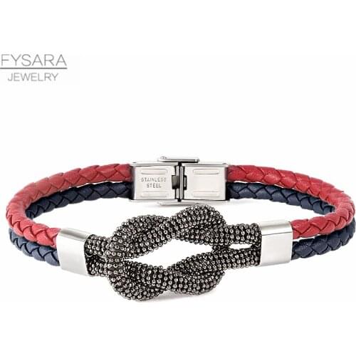 Кожаные браслеты FYSARA China At AliExpress