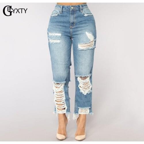Женские прямые джинсы GBYXTY China At AliExpress
