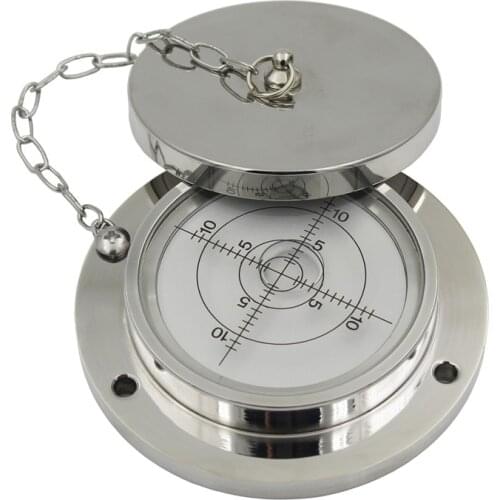 HACCURY 100*75*20mm Stainless Steel Spirit Level Metal Universal level for Pump ruck Piling Machine