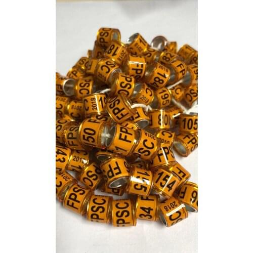 Fly pigeon rings birds rings supply finch bird canary aluminum birds rings bands 2019 year rings