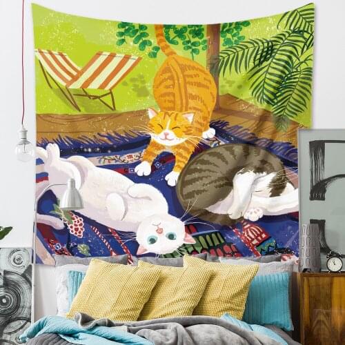 Cat Wall Hanging Tapestry