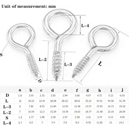 2019 Hot Small Sheep Eyes Nail Screw Silver Color For Beaded pendant Jewelry Accessories