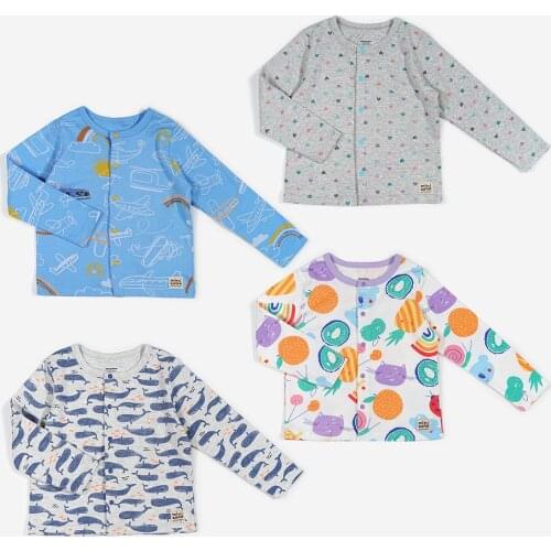 2021 New Children Thin Cardigan Casual Long Sleeve Coat Spring And Autumn Cotton Girls Tops 3-7 Years Old Cartoon Clohthes Ins