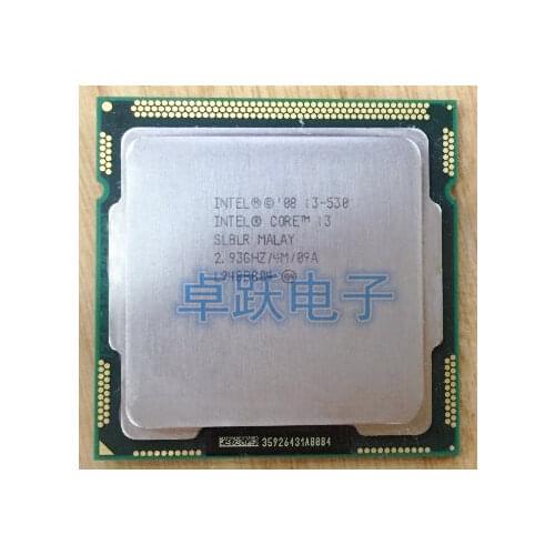 Free shipping Original Intel I3 530 CPU Core I3-530 CPU/ 2.93GHz/ LGA1156 /4MB/ Dual-Core/Free Shipping scrattered pieces