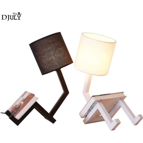 Modern creative Human type led table lamp personality work desk lamp for office Minimalism reading table light study decoration