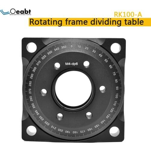 Oeabt RK100-A rotating frame 360 degree indexing table polarizer wave plate optical laboratory lens holder optical platform