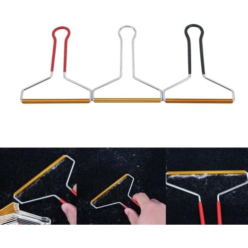 1pc Portable Stainless Steel Manual Stripper Sweater Knitted Jacket Fleece Fabric Hair Removal Brush Tool