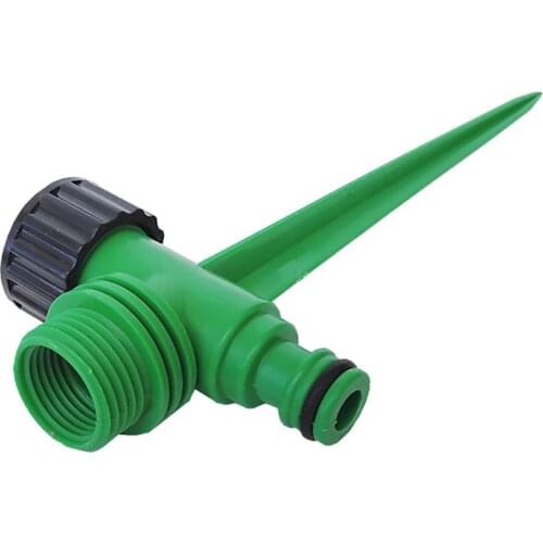 1Pcs Green Plastic 1 / 2''3 / 4 '' Quick Connector Garden Irrigation System Watering Sprinkler Plug-in Ground Fixed Pile