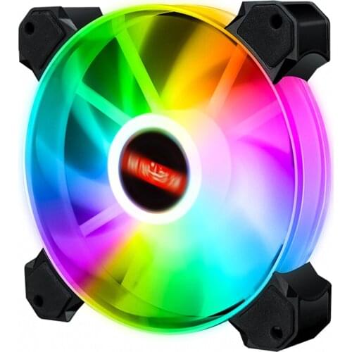 120mm PC Case Fan Addressable RGB ARGB Silent Cooling Fan Computer Case Fan with 2 Hydraulic Bearings for Desktop PC Computer