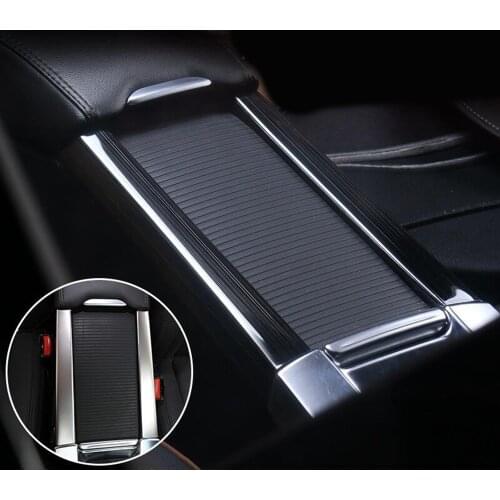 2Pcs Center panel Cover Interior Silver Console Cup For Volvo XC60 S60