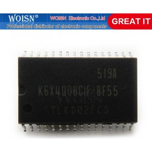 5pcs/lot K6X4008C1F-BF55 K6X4008C1F BF55 TSOP-32 Memory 512Kx8 bit Low full CMOS Static RAM In Stock