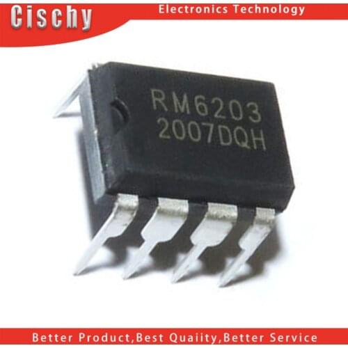 10pcs/lot RM6203 CR6203 DIP-8 In Stock
