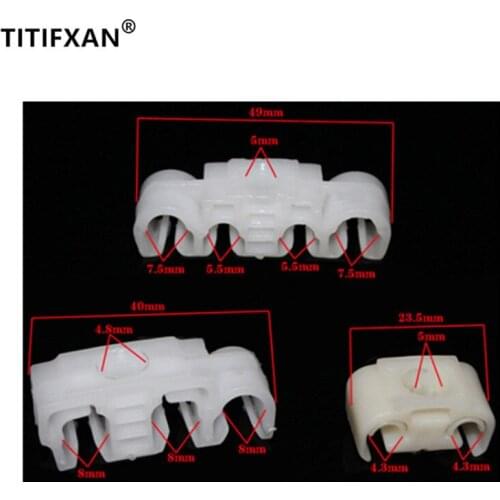 9PCS Auto plastic fastener For Chery Cowin Volkswagen Santana Chassis tubing fixed line clips hook