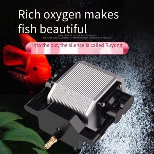 16W-25W Fish tank aeratordouble pure copper motor high-power oxygen pump,ultra-quiet air pump, oxygen pump, aquarium accessories