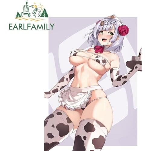 EARLFAMILY 13cm x 9.3cm for Genshin Impact Car Stickers Campervan Decal Vinyl Car Wrap Refrigerator Motorcycle Trunk Decals