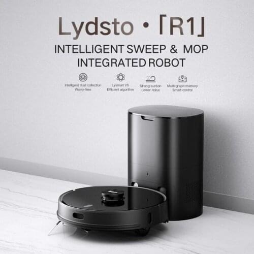 Lydsto R1 Autonomous Robot Vacuum Cleaner LDS Navigation 50000rpm Powerful Smart Suction Robot Vacuum Mop With Xiaomi APP