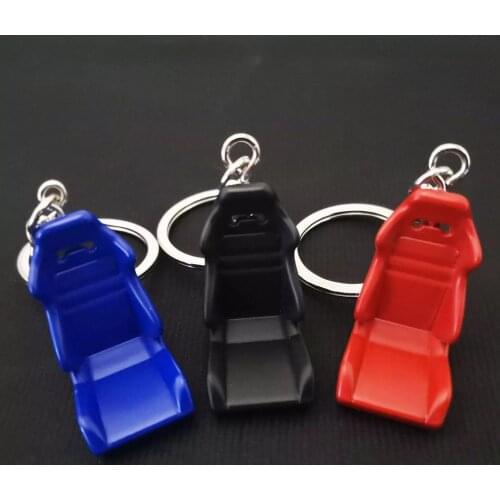 3D racing seat keychain key ring cool car key chain key holder creative portachiavi chaveiro llaveros bombre bag charm