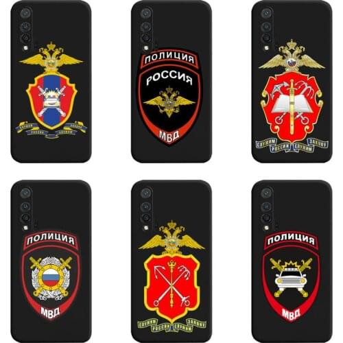 Russia National Police Logo Phone Case For Huawei Nova 6se 7 7pro 7se honor 7A 8A 7C 9C Play