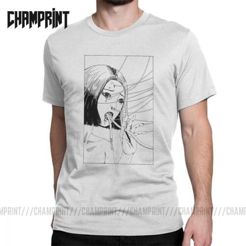 Funny Connection T-Shirt Men 100% Cotton T Shirts Japanese Kago Manga Horror Tomie Harajuku Short Sleeve Tees Gift Idea Tops