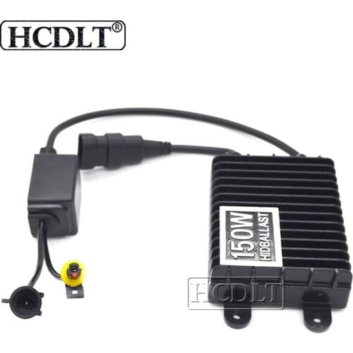 HCDLT 1 Piece High Power 150W AC 12V Slim Digital Replacement HID Conversion Ballast Reactor For H1 H3 H7 H11 Car Headlight Kit