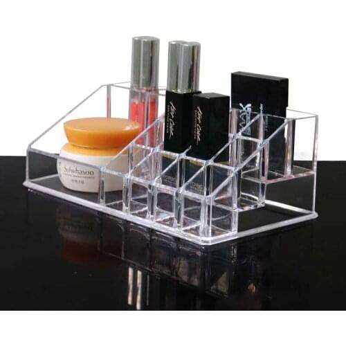 Cosmetic Storage Box Plexiglass Lipstick Holder Acrylic Multifunctional Desktop Storage and Organization
