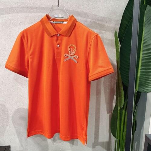 Summer 2021 New Mens Golf Short Sleeve Quick-Dry Sports Polo-Shirt