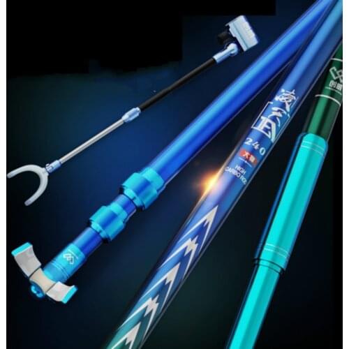 Multifunction Carbon Fiber Support Fishing Rod Holder Foldable Telescopic Fishing Bracket Pesca Tool Stable Fort Accessories