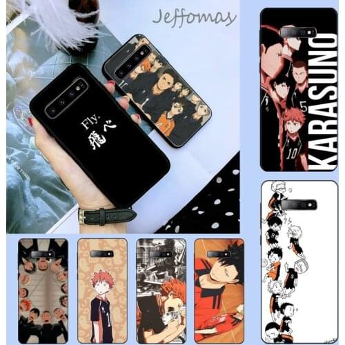 Anime Haikyuu Fly Soft Phone Case Cover For Samsung S6 S7 edge S8 S9 S10 e plus A10 A50 A70 note8 J7 2017