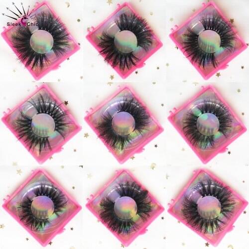 Mink Eyelashes Fake Lashes Pack False Eyelashes Set Mink Lashes Wholesale Natural Long Lashes Bulk Eyelashes 25mm Lash Vendors