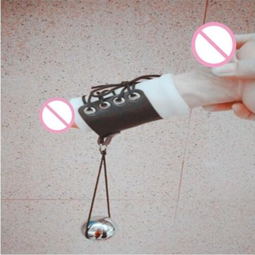 Adjustable Silicone Penes Ring With Metal Ball Penes Stretcher Extension Cock Male Enlargerment Device Adult Product For Men