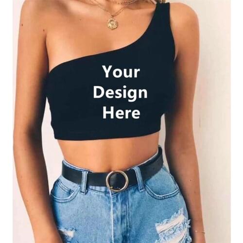 Custom Logo College Tube Top Tailgating Top Strapless Tube Top One Shoulder Solid Crop Top Personalized ANY COLLEGE Crop Top