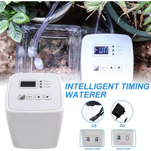 Automatic Flower Watering Device Gardening Tool,Adjustable Time 0.3-0.8lpm Water Automatic Watering System Cultivation Device