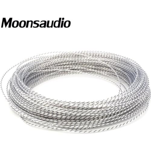 100M Moonsaudio Nordost Odin Valhalla Top-rated 7N copper + pure Silver DIY power cable rca cable speaker wires
