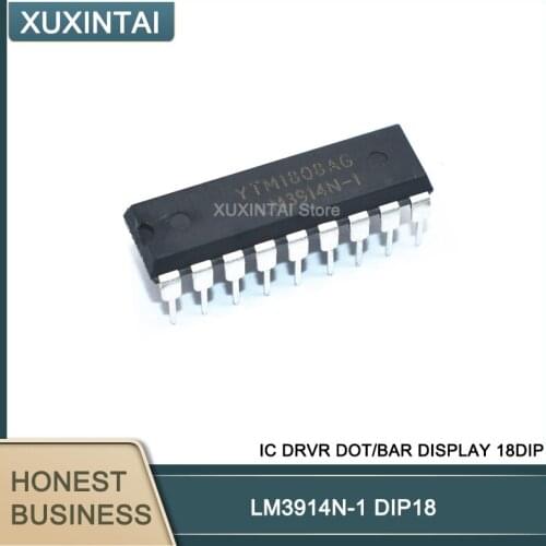 50Pcs/Lot LM3914N-1 LM3914 IC DRVR DOT/BAR DISPLAY 18DIP