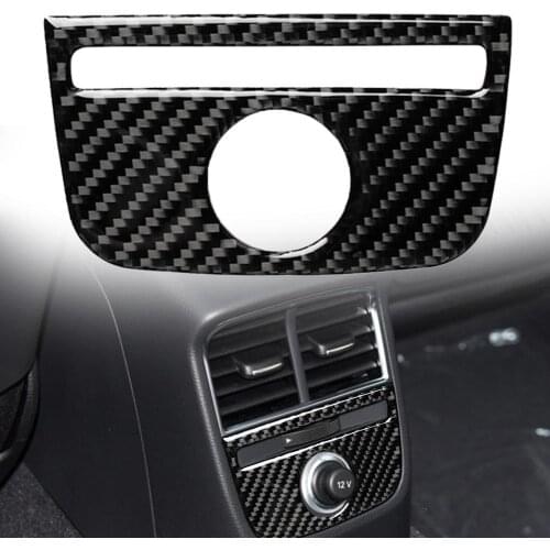 80% HOT SALES！！！Carbon Fiber Cigares Lighter Panel Decal Interior Sticker for Audi A3 2014-2019