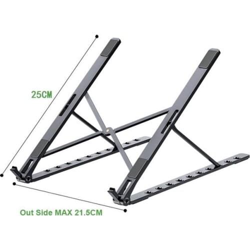 Aluminum Laptop Stand Adjustable Foldable Desktop Notebook Holder Desk Laptop Stand For 7-15 inch