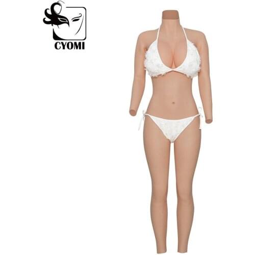 CYOMI Shemale Silicone Bodysuit With Arms Silicone Boobs Fake Vagina Butterfly Vagina Pantys For Crossdresser Sexy Ladyboy