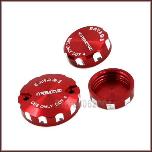 For DUCATI Hypermotard 1100 2007 - 2012 2011 2010 2009 2008 Motorcycle Front Brake Clutch & Rear Brake Fluid Reservoir Cover Cap