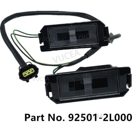For Hyundai I30 I30CW 2007 - 2012 925012L000 92501 2L000 92501-2L000 Rear license plate light assembly rear license plate light