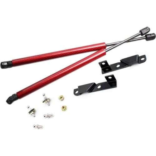 Front Hood Bonnet Gas Struts Lift Supports for Ford Kuga 2013-2019 Car-Styling Absorber Carbon Fiber Shock Damper