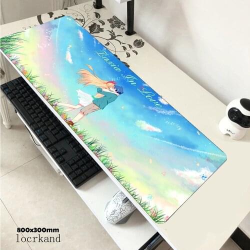 Nisekoi mousepad 900x400x3mm gaming mouse pad Tachibana Marika gamer mat computer padmouse keyboard Tsugumi Seishiro play mats