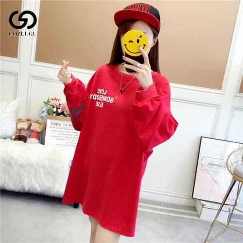 Fashion autumn womens fleece hoodie casual loose Harajuku print hooded shirt womens hood
