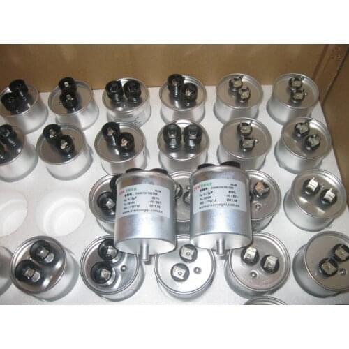 New damping absorption / round oil immersed capacitor HCZN-3KV-0.22UF/3000V-0.22UF aluminum shell