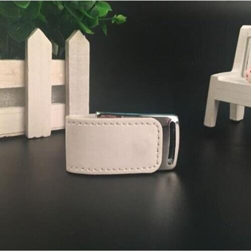 Custom LOGO New Leather 3.0 USB Stick Pen drive with box