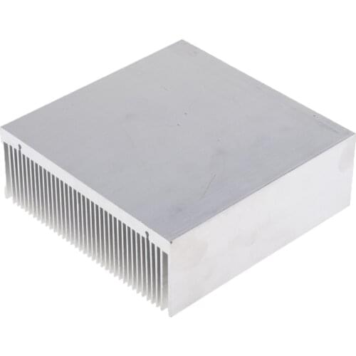 125*125*45mm Cooling Fin, Aluminum Heat Sink Radiator for CPU RAM 100W IC LED Power Amplifer ect