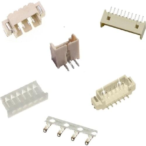 PH 1.25/1.27 1.25mm Connector Socket Pin Header straight Right angle Vertical Horizontal JST Housing terminal 2-10/12/14/16p