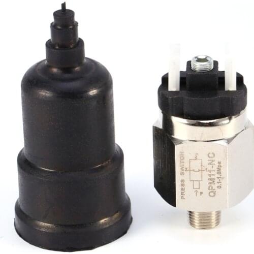 1/8'' Adjustable Pressure Switch QPM11-NC / QPM11-NO Wire External Thread Nozzle Switch Pressure Controller