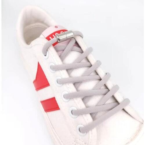 110cm No tie Shoelaces Round Elastic Shoe Laces For Kids and Adult Sneakers Shoelace Quick Lazy Laces Shoestrings