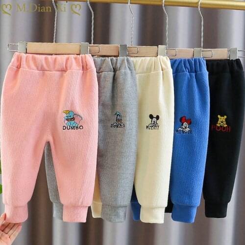 Baby Pants Cartoon High Belly Pants Boys and Girls Leggings Cotton Baby High Waist Stretch Harem Pants Baby Belly Clothes