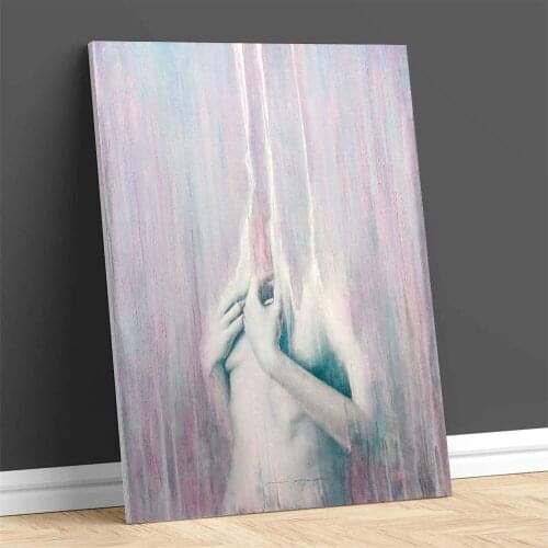 Modern Abstract Shower Sexy Nude Women Posters And Prints Wall Art Canvas Painting For Living Room Home Decor Frameless